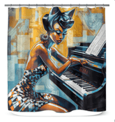 Piano adds soul to pop music Shower Curtain - Beyond T-shirts